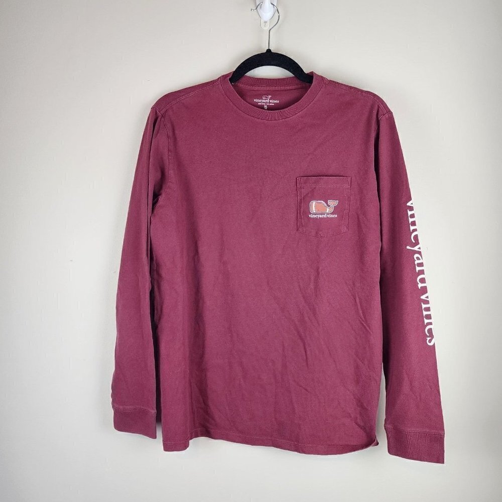 Vineyard Vines Teen Boy football shirt size XL 18 long sleeve